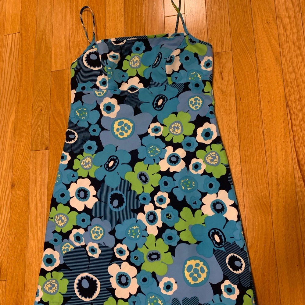 Reversible Retro Floral Mini Dress